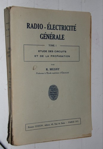 Radio electricité générale - radio-electricité,