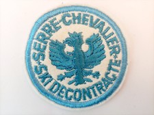 Écusson ancien SERRE CHEVALIER Hautes-Alpes France - en feutrine brodée