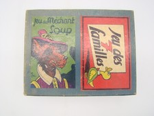 JEU DE 7 FAMILLES ET JEU DU MECHANT LOUP - COMPLET - JEU ANCIEN -