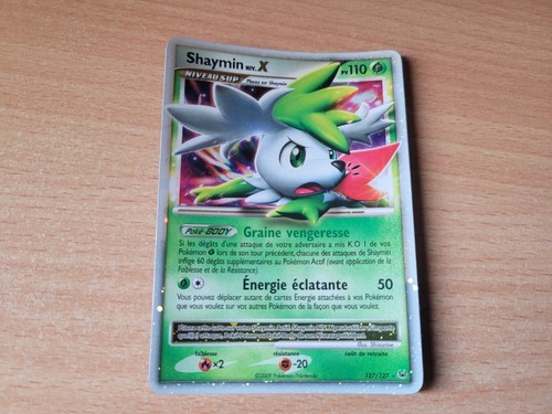 Carte pokémon shaymin - x, bon