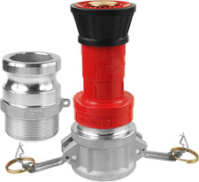 Fire Hose Nozzle,2 Inch NPSH Heavy-Duty Industrial Fire Hose Constant Flow Fog N