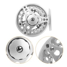  Moulinet de pêche à la mouche en alliage d'aluminium roue de canne à pêche