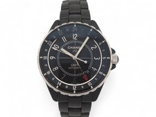 MONTRE CHANEL J12 GMT H3101 41 MM CERAMIQUE NOIRE AUTOMATIQUE +BOITE WATCH 9700€