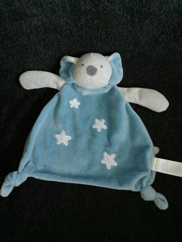 Doudou plat koala gris - , bleu