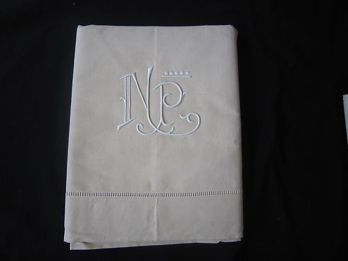 Dv1828 drap ancien dessus lit - dessus,