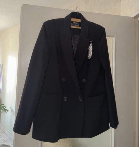 Veste noire croisée femme - veste,