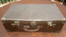 Valise alu US Army officier vers 1945 kaki WW2 GI Marcer JO