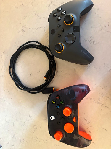 Scuf controller orange camo - controller/orange,