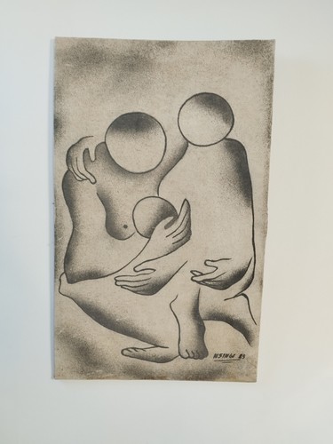 Tableau signé nsingi - nsingi, 83