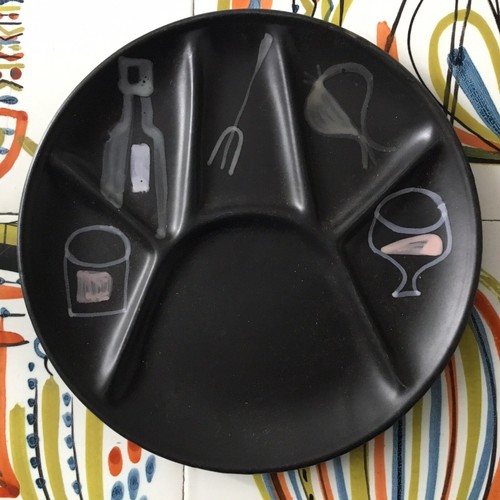 Assiette céramique vintage - assiette,