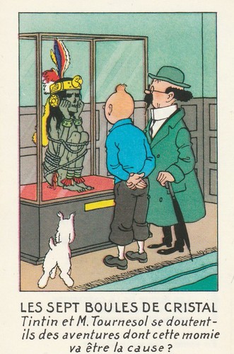 Tintin vignette publicitaire - ,
