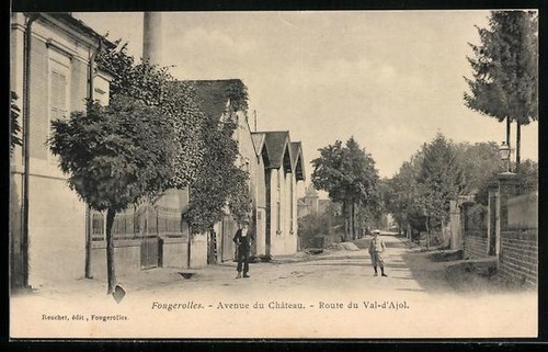 Cpa fougerolles avenue - cpa,