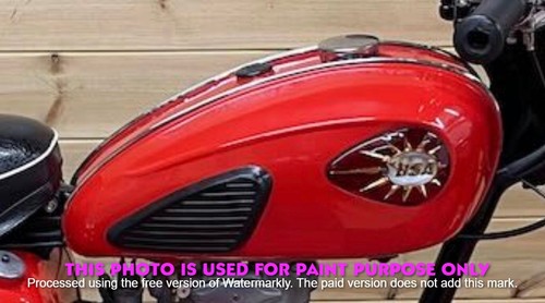 Bsa c15 red steel - steel, petrol