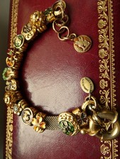 Bracelet signé Franck HERVAL France . JOLIE FABRICATION Strass Excellent état