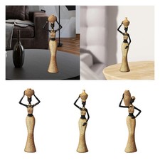 Figurine de femme africaine, décoration de table multifonctionnelle