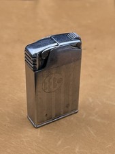 Briquet vintage automatique à essence MYON Claridge 1930s chromé fonctionnel