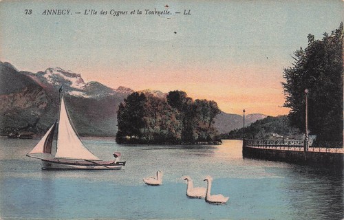 Annecy ile des cygnes et - ile,