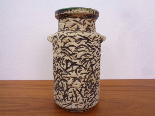 Vase fat lava bay - lava,