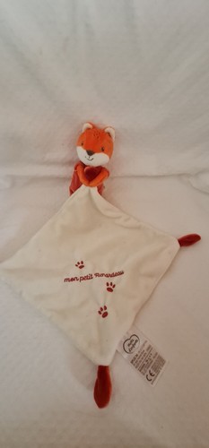 Doudou renard orange mouchoir - doudou,