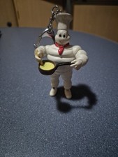 Porte-clé Bibendum Michelin cuisinier hauteur  10 cm