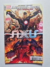 Magazine revue PANINI COMICS en français AVENGERS XMEN AXIS #1/4