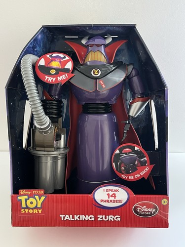 Disney store talking zurg toy - disney,