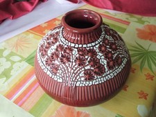 Vase en faîence de Saint-Clément art déco