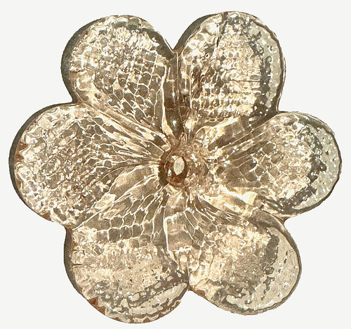 Pampille fleur verre de - fleur,