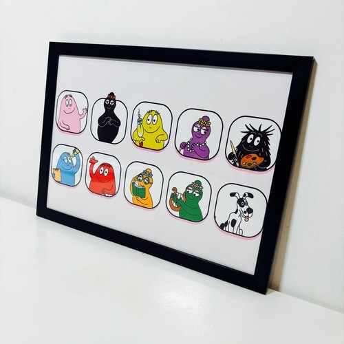 Framed poster barbapapa - poster,