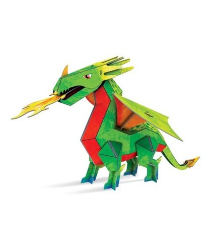 Draak boek 3d puzzel - [boek, 3d-puzzel]