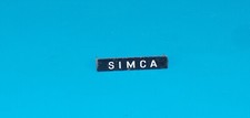 JOUSTRA -- SIMCA 1000 - Plaque d'immatriculation arrière  - 28x5.5 mm