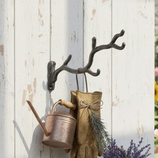 Ancien crochet mural branche