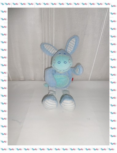 Doudou peluche cheval ane - g,