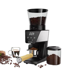 BioloMix BG706 – Moulin à café électrique 300W, meules coniques, 30 réglages
