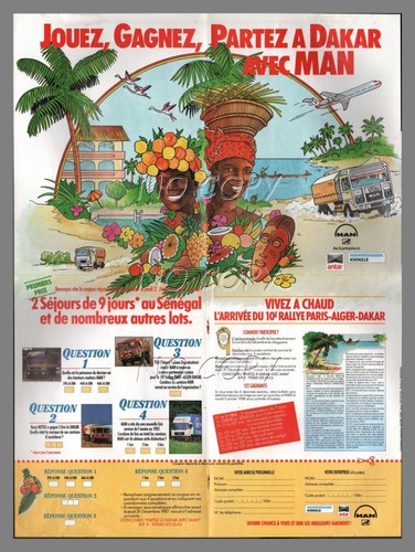 Poster camion dakar - poster,
