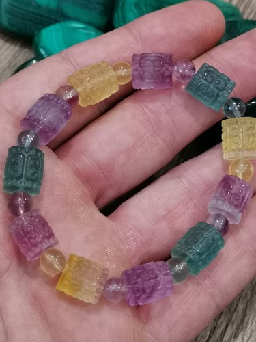 Fluorite bracelet original - fluorite,