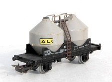 JOUEF HO 642 WAGON SILOS, 2 CITERNE TRANSPORT PULVERULENT CIMENT ALGECO SNCF IVf