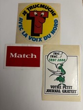 Lot X 3 Autocollants Je