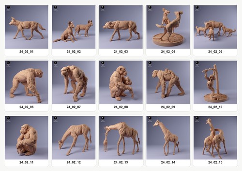 Animaux afrique lot - d’afrique,