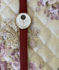 withings steel hr avec bracelet belle rouge