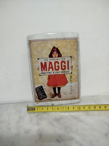 Plaque publicitaire maggi - publicitaire,