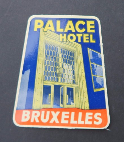 Ancienne étiquette palace - ancienne,