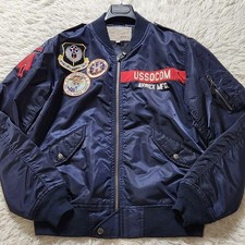 Taille XL Avirex Vol Veste Avec Patch, L2.MA-1 Utilisé