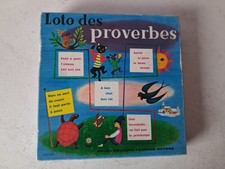 loto des proverbes fernand nathan vintage.
