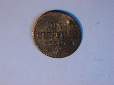 FRANCE. 1 CENTIME 1849.A. de FOUILLES à NETTOYER.