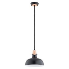 Lampe Suspendue Noire Ronde B