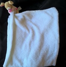 Doudou couverture Lapin Lovely Plaid fraise  DC3054 rose  Doudou et Compagnie