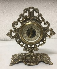 Horloge de bureau  en laiton