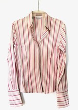 Chemise Thomas PINK, rayée rose, T 40, Comme Neuve