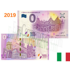 Billet Souvenir 2019 Italie I Trulli di Alberobello